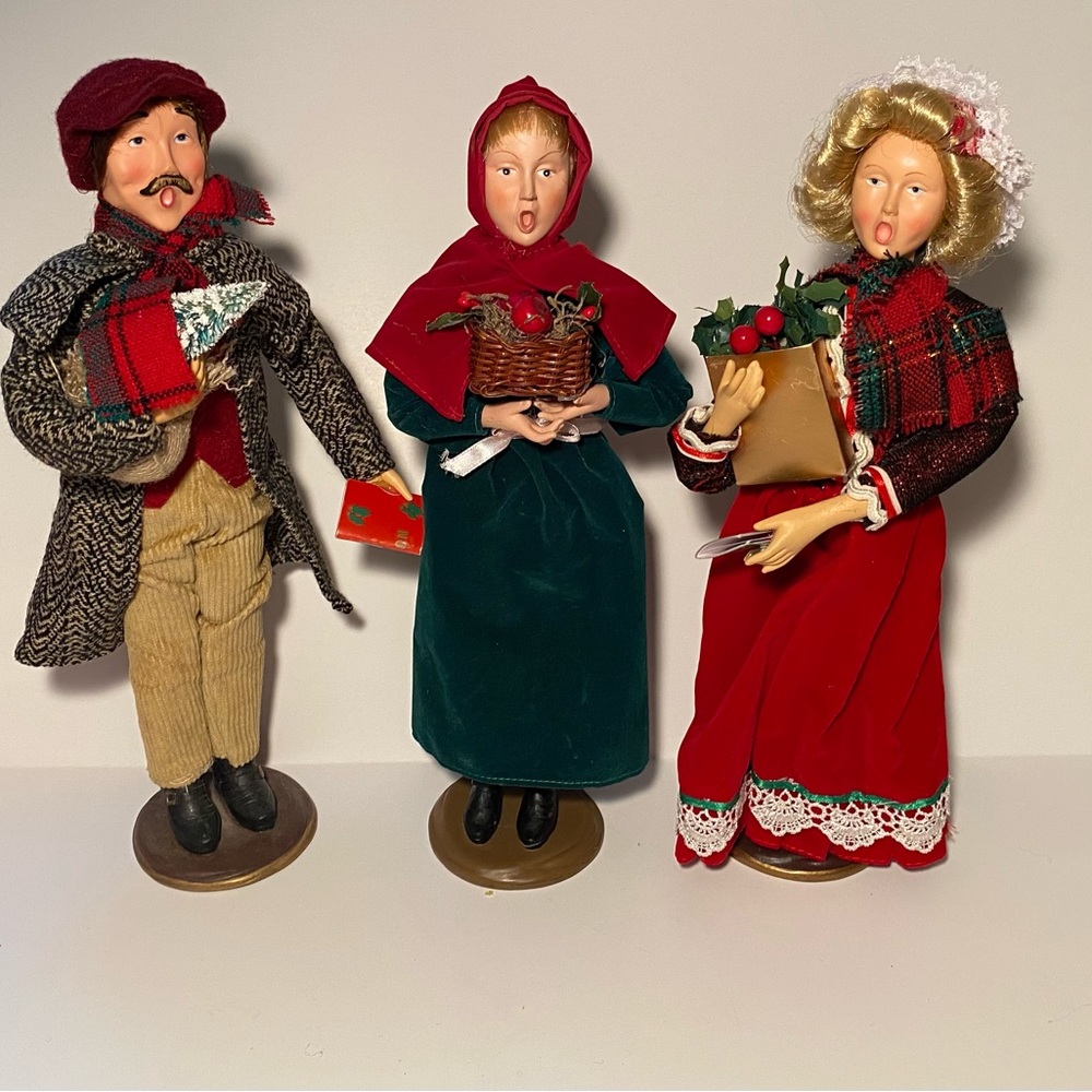 Vintage Christmas dolls